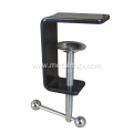 Black Powder Coating Office Desk Partition C Clamp